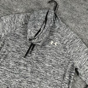 Under Armour‎ Pullover Womens XS Extra Small Gray Long Sleeve Hooded Heat Gear